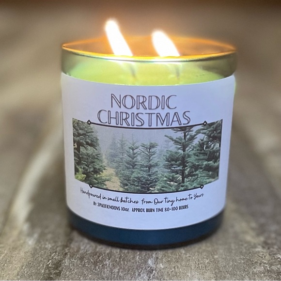🌲✨Nordic Christmas Luxury Organic Soy candle Fresh Cut Christmas trees🌲 - Picture 6 of 17